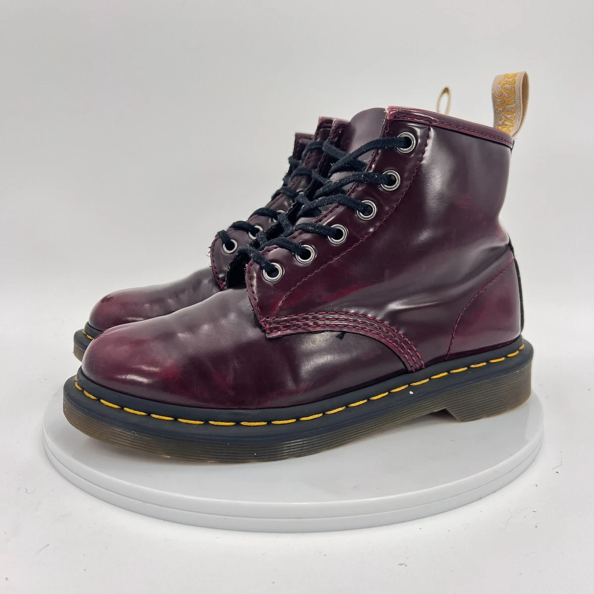 Dr martens 101 top vegan cherry red