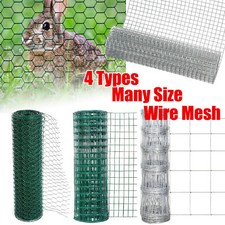 Welded Fencing Chicken Wire Mesh Garden Fence Aviary Rabbit | 10M - 50M | 4 Type