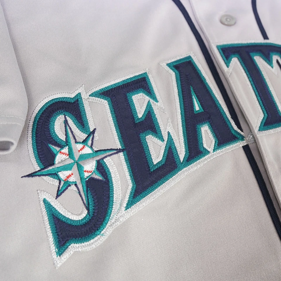 Alex Rodriguez 1994 Seattle Mariners Men's Road Grey Jersey w/ MLB 125th Patch - Image 3 of 4