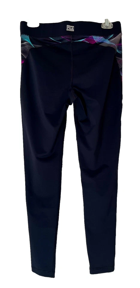 Pantalones deportivos FILA para mujer Entrenamiento Correr Leggings Adelgazantes Ventilados Medianos Foto 2 de 4