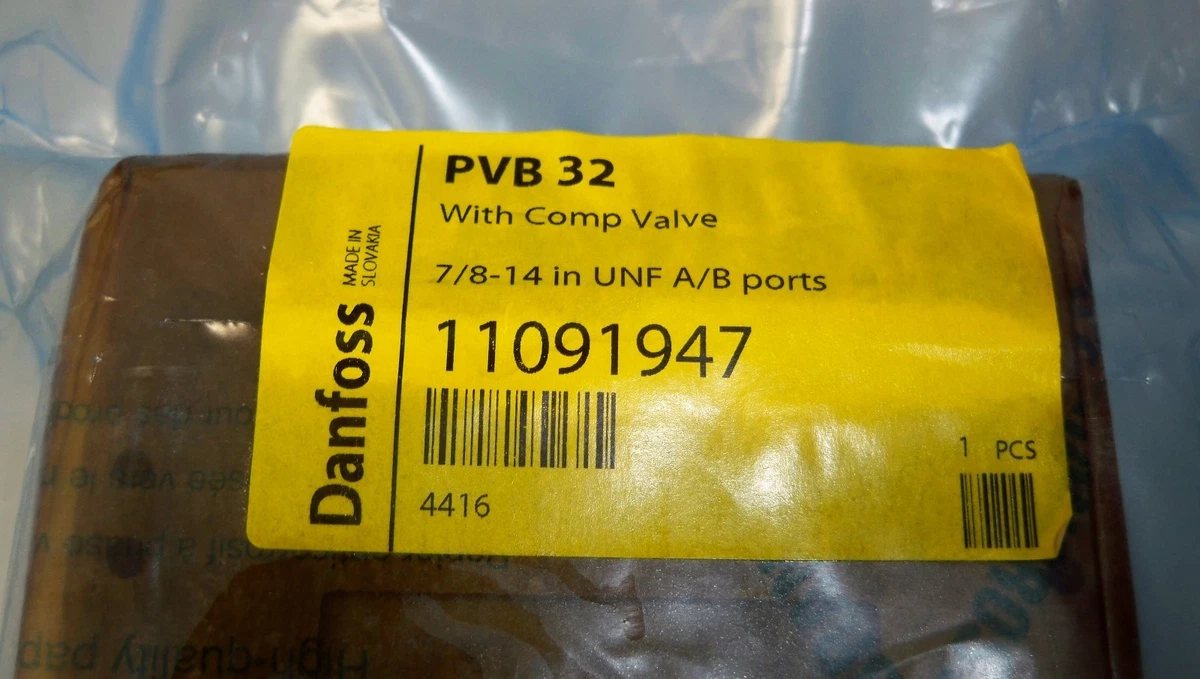 NEW* Danfoss 11091947 PVB 32 Comp Valve | eBay
