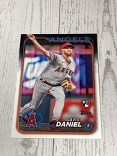 2024 Topps Davis Daniel #592 RC Los Angeles Angels Rookie Baseball Card. rookie card picture