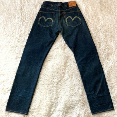 EVISU Lot2504xx No2 Tai Fishing Denim Jeans Red Selvedge M Used in