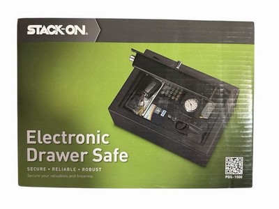 Stack-On PDS-1500 Electronic Drawer Safe For Gun Firearm Backup Key New ...
