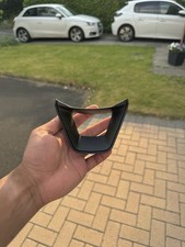 Seat Matte Black Steering Wheel Trim