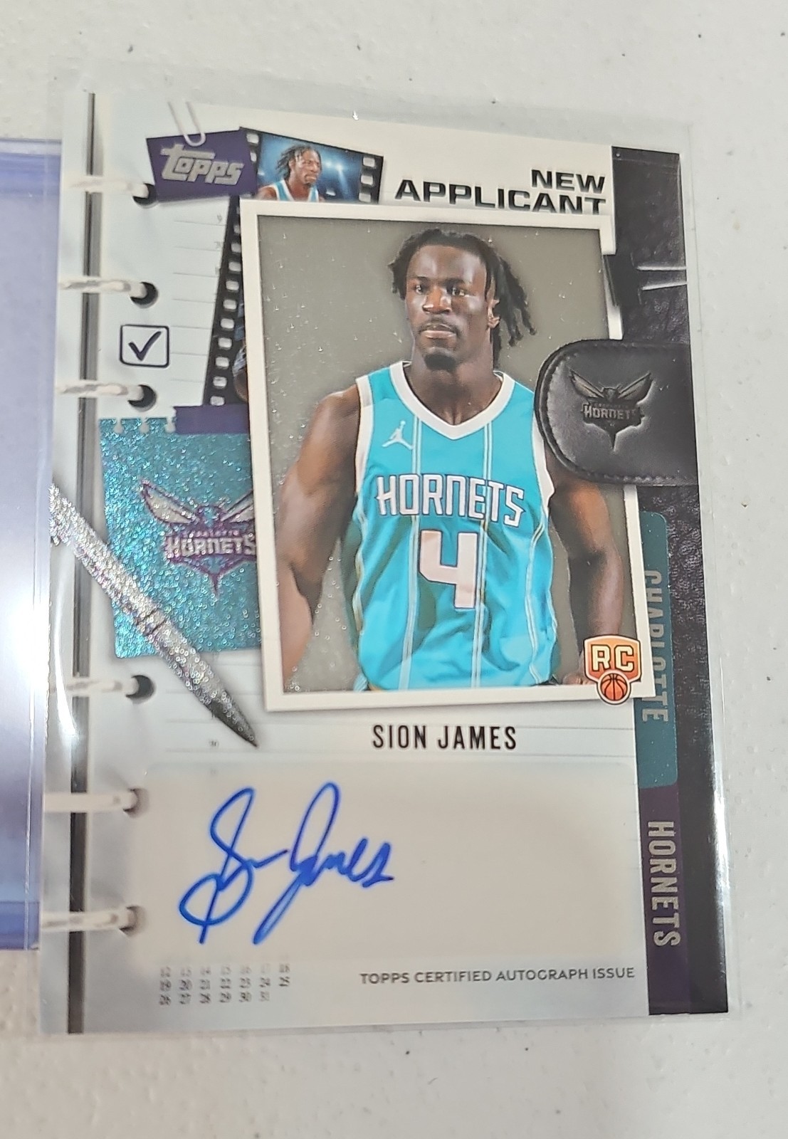 2025-26 Topps - New Applicants Autographs Sion James #NA-SJ (AU, RC)