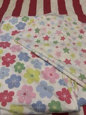 Cath Kidston Stars Pop Flowers Reversible Single Duvet Cover & Pillowcase VGC