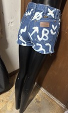 Vtg USA Wrangler Custom Bleached High Rise Cut-off 2" Shortie Shorts Womens 26