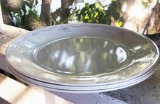 CORELLE ENGLISH BREAKFAST 10" DINNER PLATES Set of 4 Perfect Vintage Glossy Love