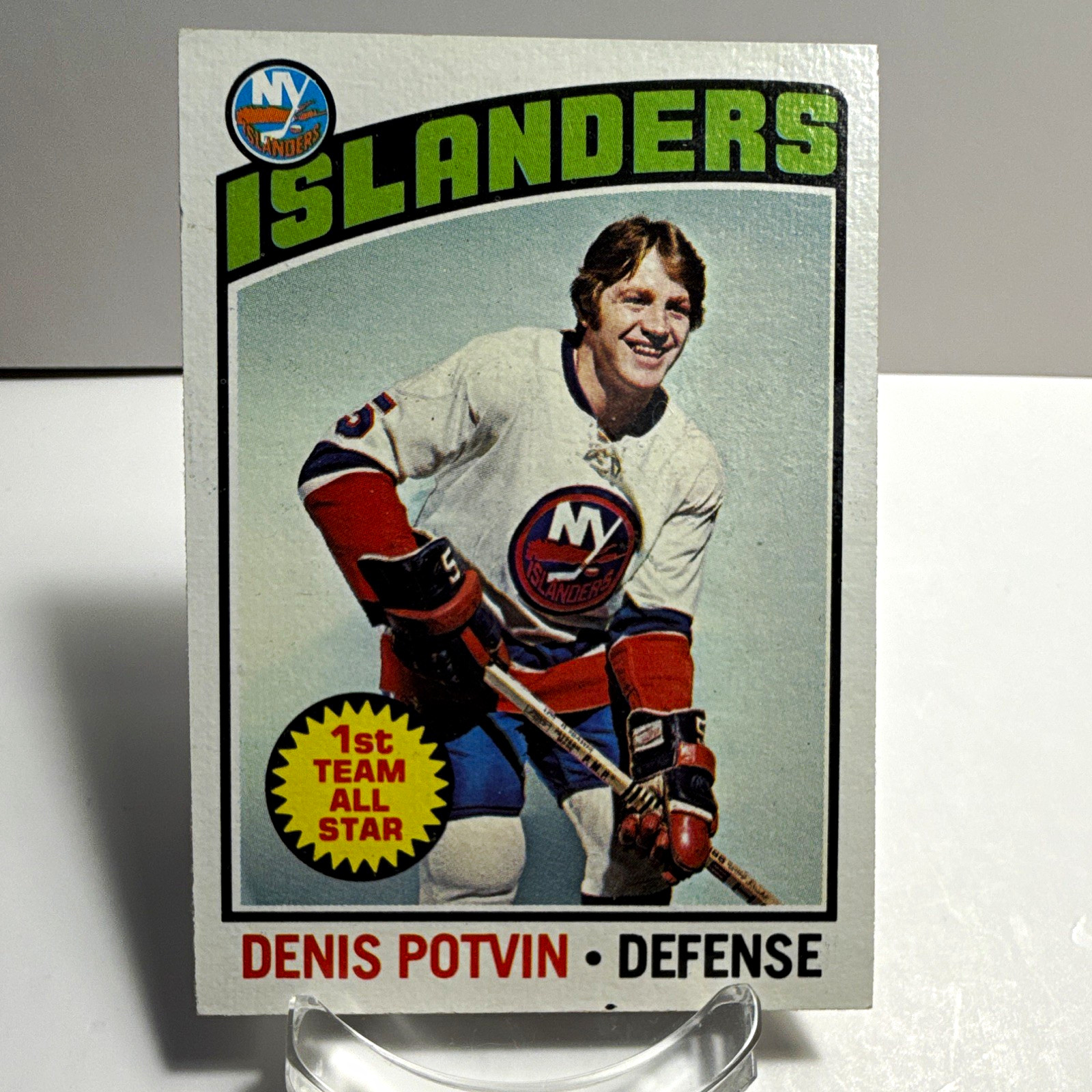Denis Potvin #170 Hockey Cards 1976 Topps trading card — raw and PSA graded price guide