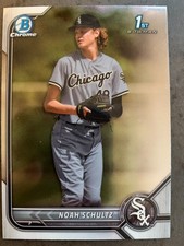 2022 Bowman Draft Chrome NOAH SCHULTZ 1st Bowman Rookie #BDC-56