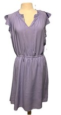 Old Navy Womens Plus Size L Flutter Sleeve Waist Defined Tie Dares