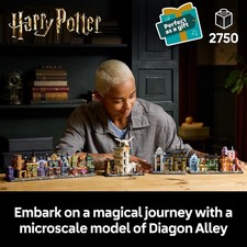 MOC Harry Potter: Diagon Alley Wizarding Shops (76444) Christmas Gift Xmas UK