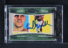 2011 TRISTAR SignaCuts Purple 1/1 Earl Morrall Cut Signature Auto Auto 0y5v