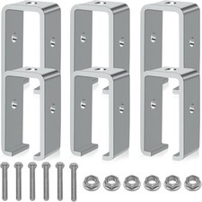 Heavy-Duty 10 Pk Trolley Track Hanger Bracket for UNISTRUT 1-5/8" Strut Channel