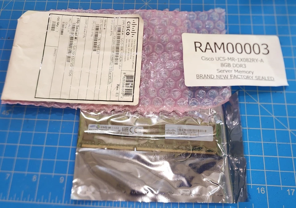 Cisco UCS-MR-1X082RY-A 78-17985-01 8GB DDR3 Server Memory - NEW FACTORY SEALED - Image 2 of 4