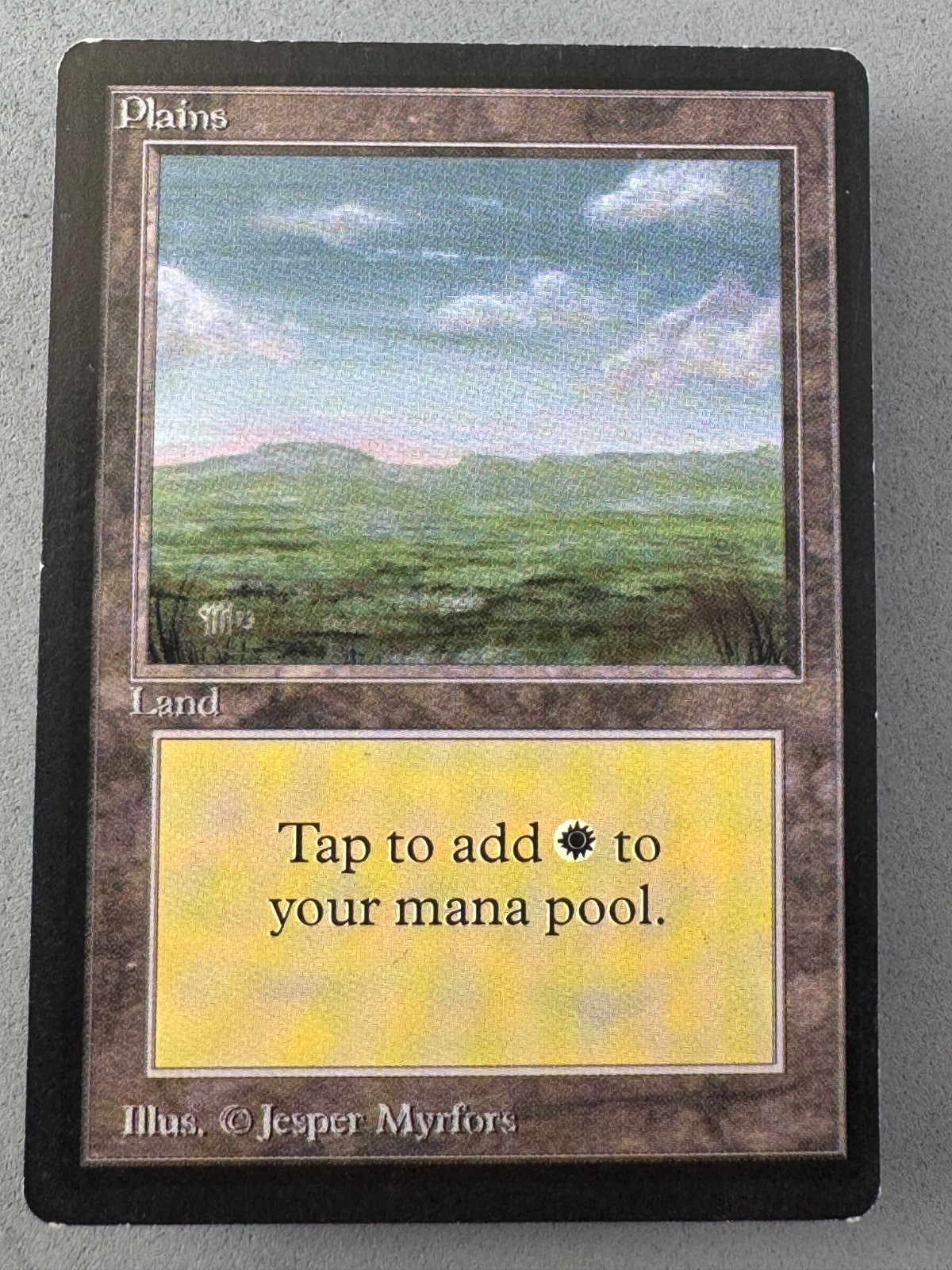 Plains 290 (C) Beta Edition—Lightly Played Excellent—Vintage Magic the Gathering
