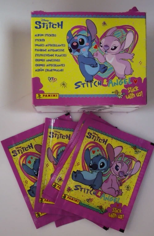 Panini Disney Stitch & Angel Stickers Collection 2026. 9 18 or 36 packs