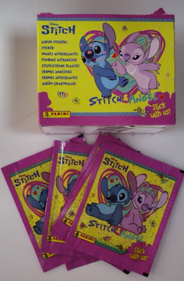 Panini Disney Stitch & Angel Sticker Sammlung 2026. 9 18 oder 36 Packungen
