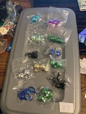 Wholesale Lot Earrings COLORFUL 12 PAIRS - EXACTLY WHATS SHOWN IS WHAT YOU GET 