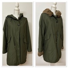 Woolrich Literary Eskimo Walk Parka Donna, Taglia M con Fodera Rimovibile