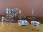 Vintage Pyrex Flameware Glass Coffee Percolator 2-4 Cup #7754 (Complete Set)