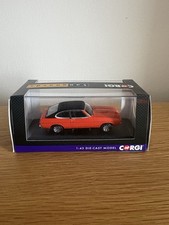 Corgi Vanguards VA15401 Ford Capri Mk2 3-Litre Ghia Automatic Sebring Red 1:43
