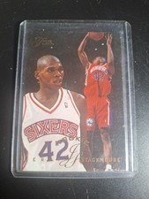 Jerry Stackhouse Rookie card 1995-96 Flair #219 - Philadelphia 76ers . rookie card picture