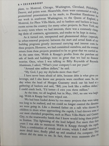Autobiography of William Zeckendorf by William Zeckendorf 1970 HCDJ - Picture 9 of 18