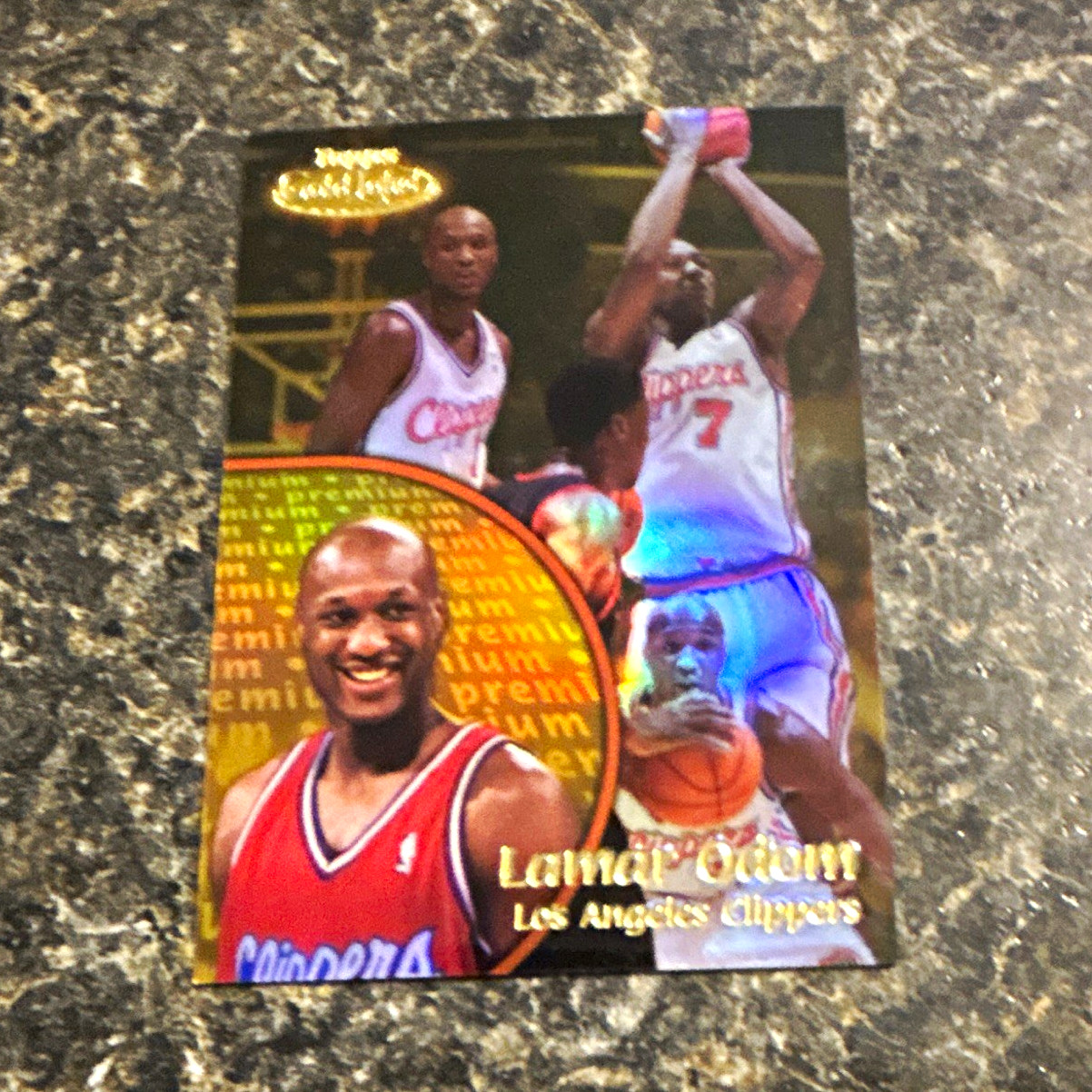 Topps Lamar Odom Los Angeles Clippers #66 Premium /1000 2000-01 Gold Label