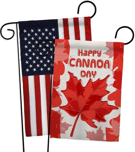 Maple Canada Day Garden Flag Pack Provinces Canadian Territories Region Count...