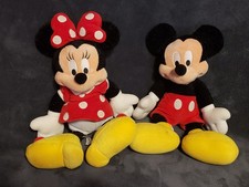 Walt Disney 18" Plush Mickey Minnie Mouse-SO CUTE