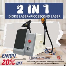 Diode laser picosecond laser 2-in-1 hair removal device 755/808/940/1064