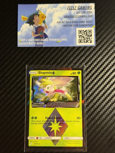 Shaymin Prism Star 10/181 Sm-Team Up Holo Pokemon Card Rare