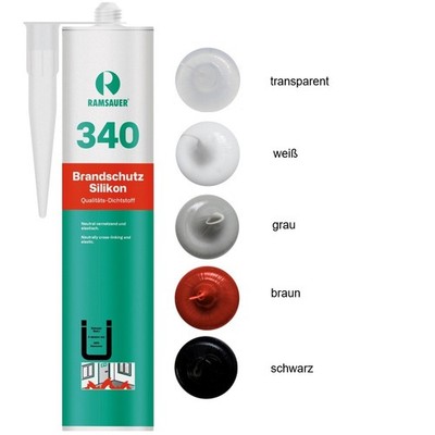 Ramsauer 340 Brandschutzsilicon B1 1K Silikon Fugen Dichtstoff 310ml Kartusche