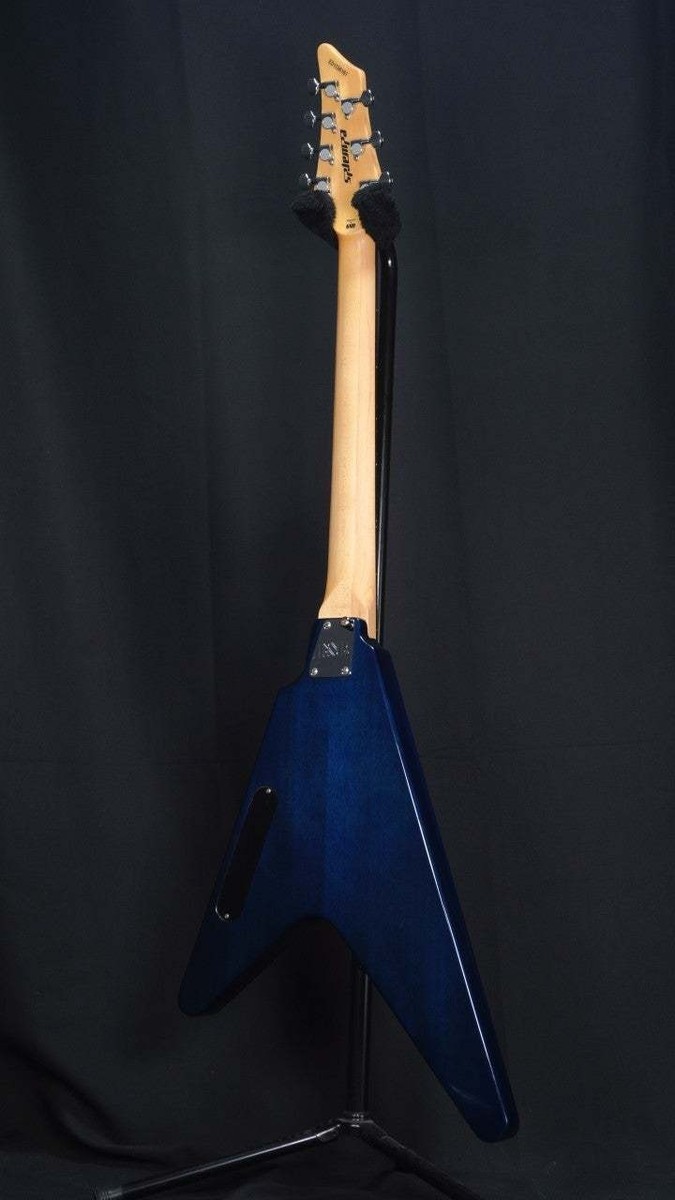 EDWARDS E-eZ-180-7SN e-ZUKA Model Blue Black Used Electric Guitar