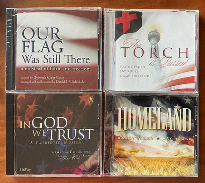 Religious Patriotic Faith & Freedom Lot of 4 NEW SEALED CDs Randy Vader, Skipper
