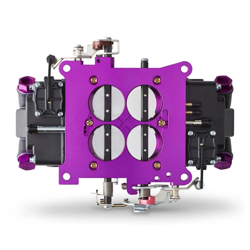 Proform Carburetor 67305; Black Race 1050cfm, No Choke, Mech Sec, Black/Purple - Image 3 of 4