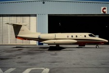 Dia C-FTXT Learjet 25 04.08.1978 35mm gerahmt OP-K6-13