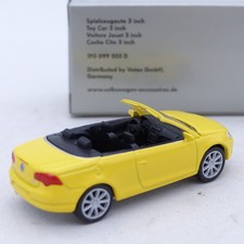 Voiture Miniature VW EOS V6 2005 Cabriolet - Bleu Métallisé - Échelle 1/43 - Marque Norev - Neuf