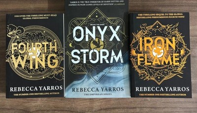 Onyx Storm, Iron Flame & Fourth Wing By Rebecca Yarros Paperback