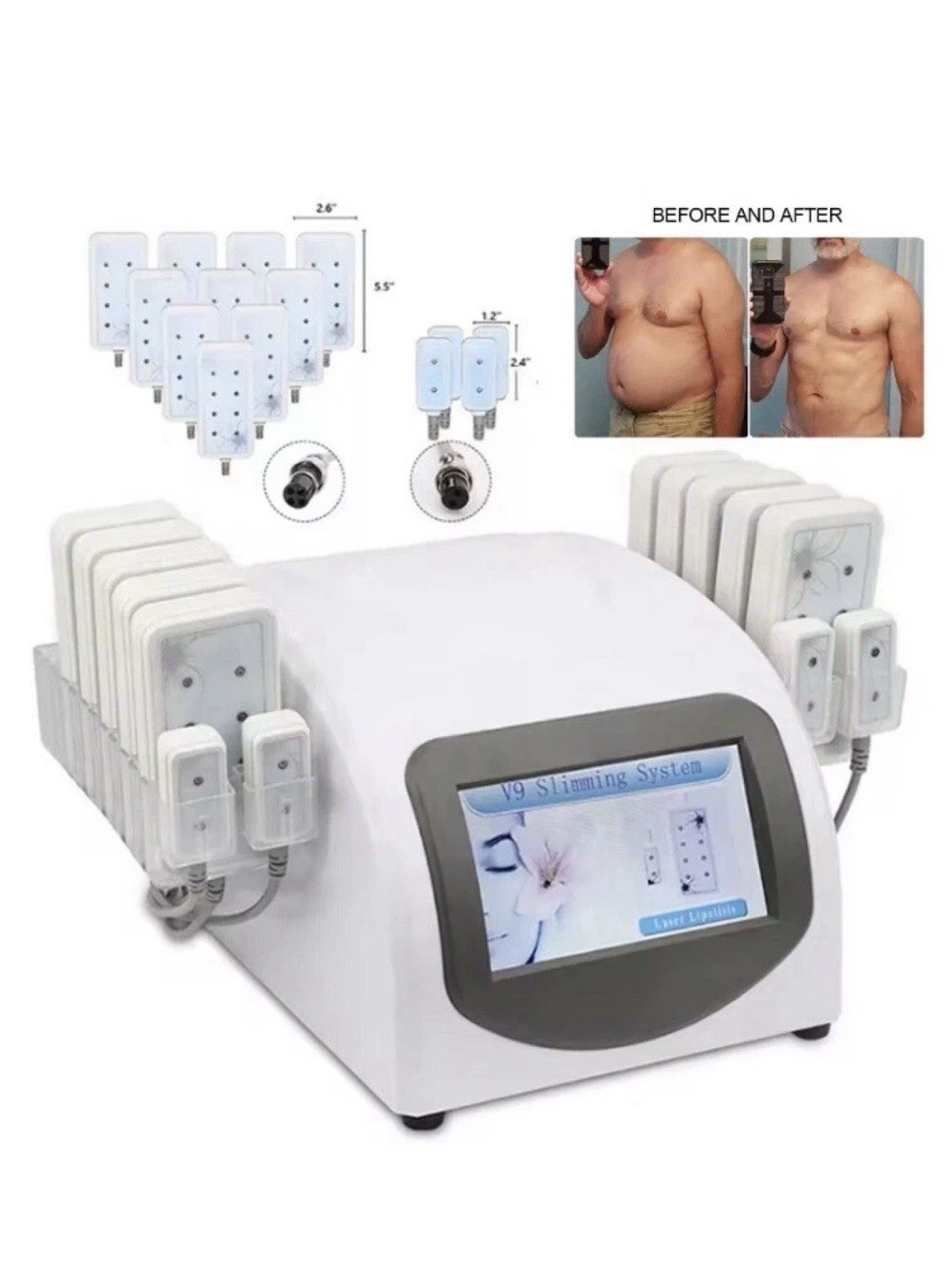 NEW 10+4 laser patch weight loss equipment Physical lipolysis relieve fatigue