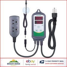Aquarium Dual Stage Temperature Controller with Alarms and Temperature Display