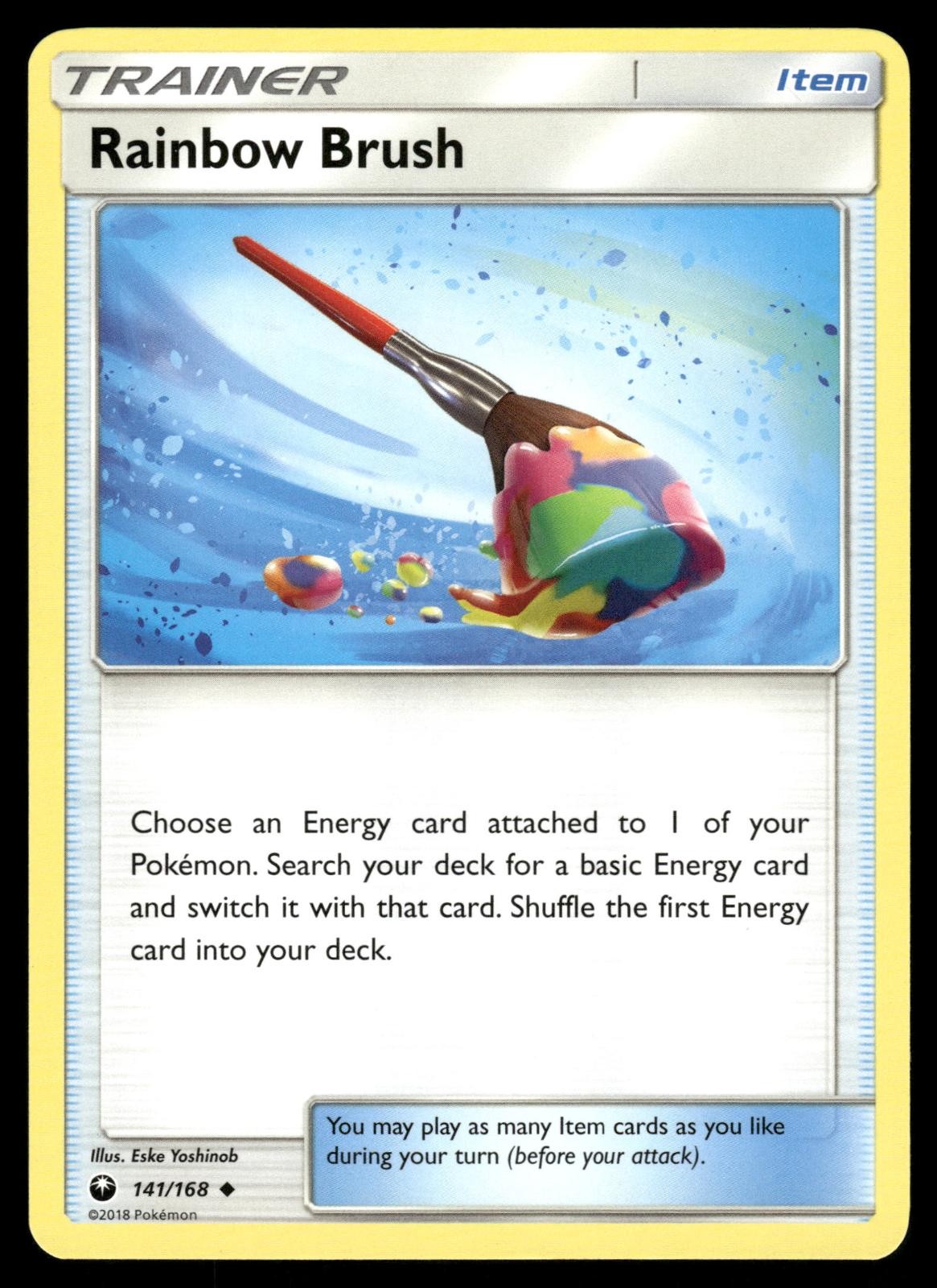 Rainbow Brush 141/168 Uncommon Celestial Storm Pokemon NM