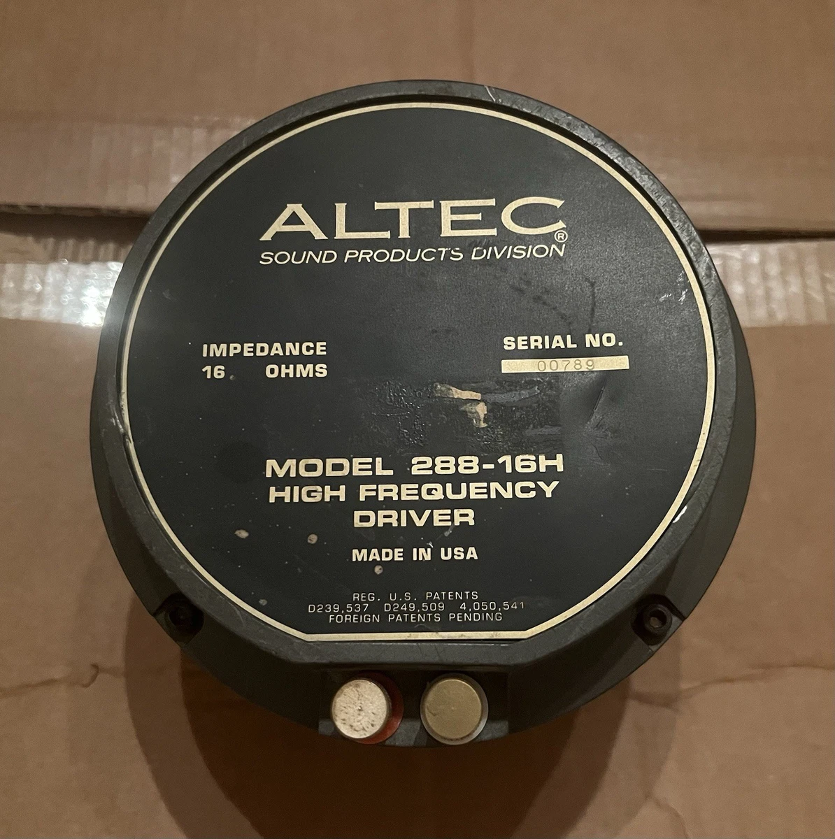 アルテック288-16K ダイアフラム altec 288 diaphragm products for sale | eBay