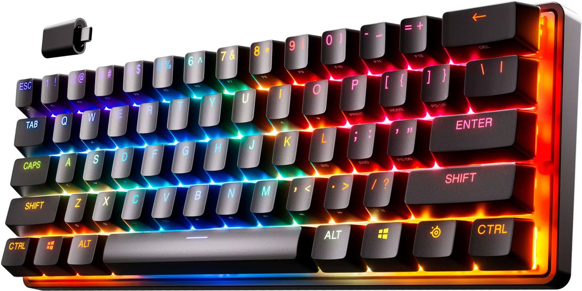 その他 Apex Pro Mini Wireless SteelSeries Apex Pro Mini Wireless Gaming Keyboard, RGB LED