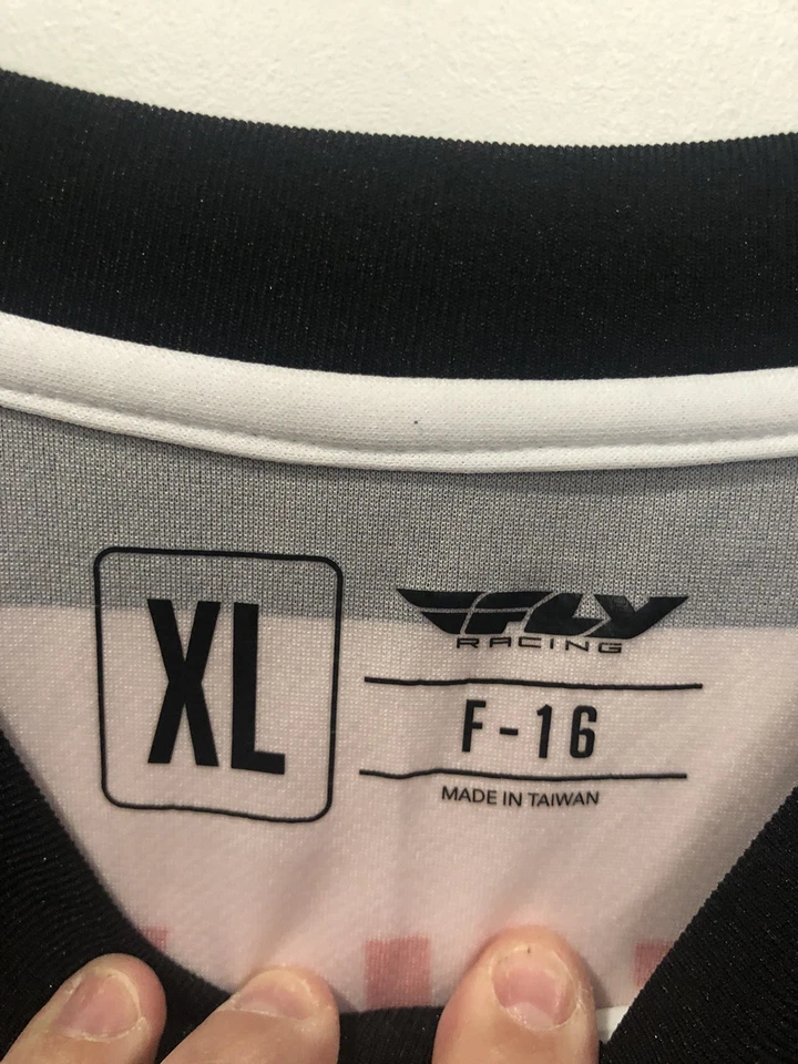 FLY Racing F-16 MX MTB BMX Off-Road Set Red Black White Adult XL Size Large - Image 3 of 4