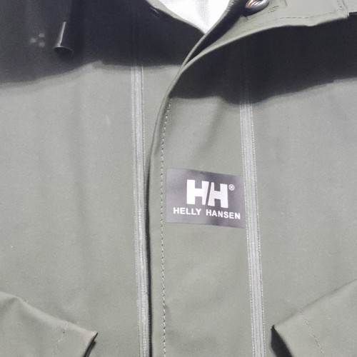 Helly Hansen HH Workwear Men's Small Green Impertech Waterproof Mobility Jacket - Picture 3 of 17