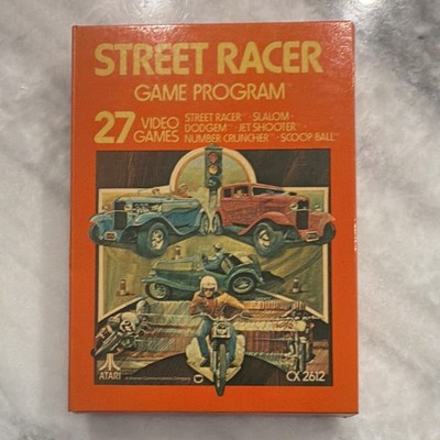Atari Street Racer Original Game Manual - English - Atari 2600