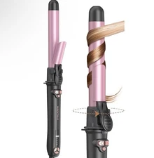 Wavytalk Rotating Curling Iron, Curl Cycle, 1 Inch Automatic Curling Wand